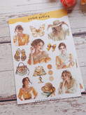 استیکر دختر بهار طلایی