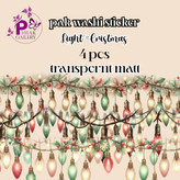 پک واشی استیکر شفاف چراغ کری.سم.سی